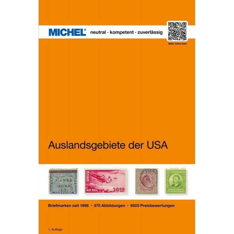 Catalogue de cotation Michel timbres des territoires étrangers des USA 2019.