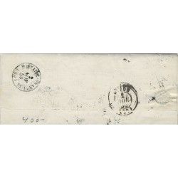 Cérès N°4 oblitéré grille grand cachet à date Auxonne 1850. R