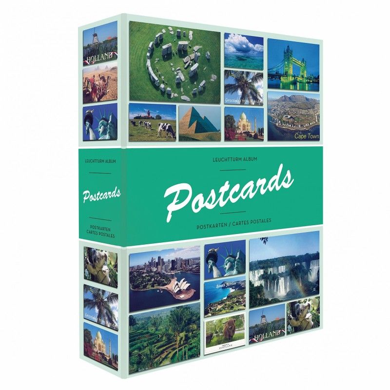 Album illustré "Postcards" pour 200 cartes postales.