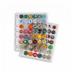Recharges transparentes Compart pour 42 muselets de champagne, capsules de bière.