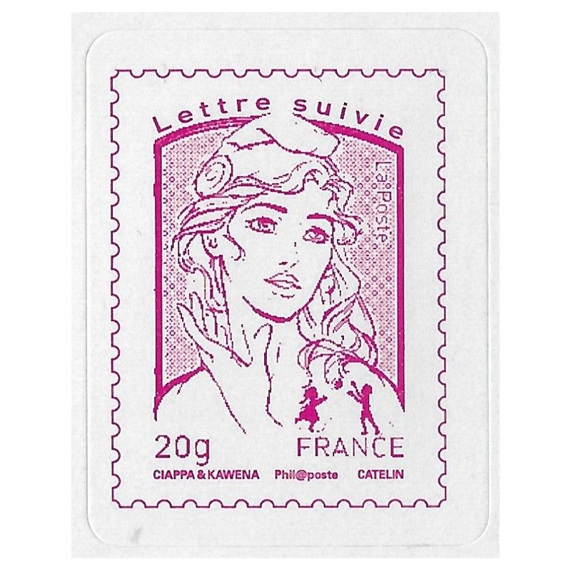 Marianne et la Jeunesse timbre autoadhésif N ° 1515 A neuf.