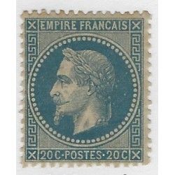 Empire dentelé timbre de France N° 29B neuf*.