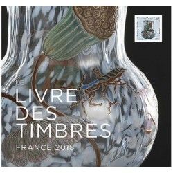 Livre des timbres de France de l'année 2018.