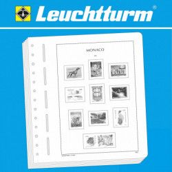 Feuilles préimprimées Leuchtturm Monaco 2015-2019.
