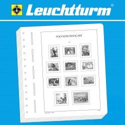 Feuilles pré imprimées Leuchtturm Polynésie Française 1990-1999.