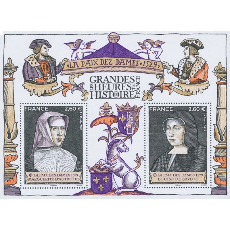 Feuillet de 2 timbres La paix des Dames N°F5357 neuf**.
