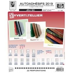 Jeux SC France timbres autoadhésifs 2019 deuxième semestre.