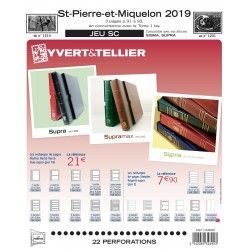Jeux SC Yvert timbres de Saint Pierre et Miquelon 2019.