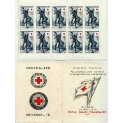 Carnet de timbres Croix-Rouge 1955 neuf**.