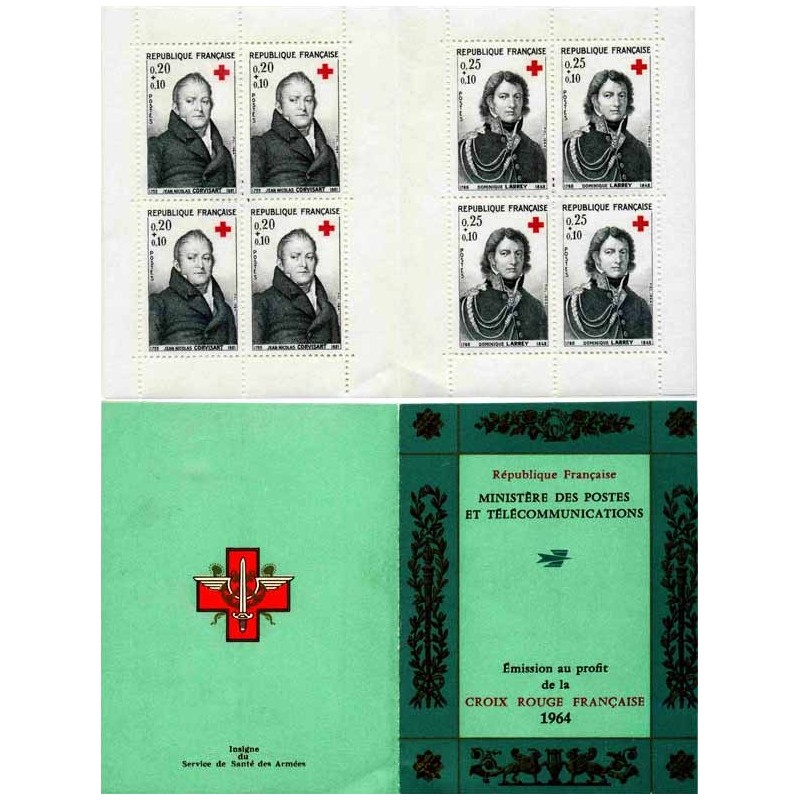 Carnet de timbres Croix-Rouge 1964 neuf**.