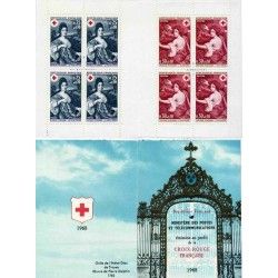 Carnet de timbres Croix-Rouge 1968 neuf**.