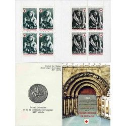 Carnet de timbres Croix-Rouge 1973 neuf**.