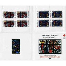 Carnet de timbres Croix-Rouge 1981 neuf**.