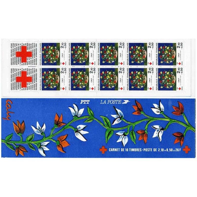 Carnet de timbres Croix-Rouge 1984 neuf**.