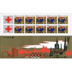 Carnet de timbres Croix-Rouge 1987 neuf**.
