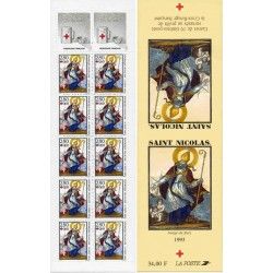 Carnet de timbres Croix-Rouge 1993 neuf**.