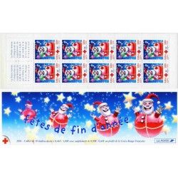 Carnet de timbres Croix-Rouge 2001 neuf**.