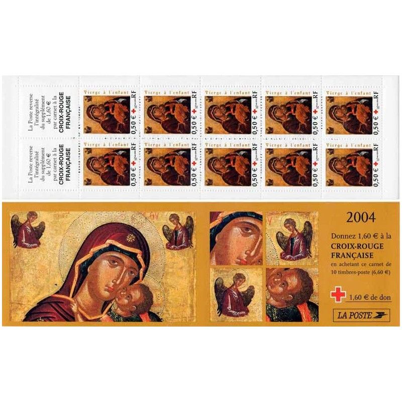 Carnet de timbres Croix-Rouge 2004 neuf**.