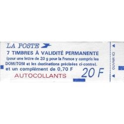 Carnet mixte de 8 timbres Marianne de Briat N°1506.