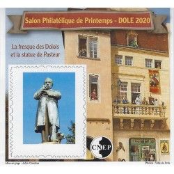 Bloc C.N.E.P. N°83a Statue de Pasteur 2020 non dentelé.