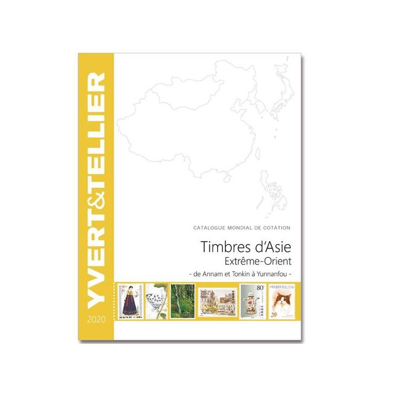 Catalogue Yvert de cotation timbres d'Asie Extrême Orient - Annam à Yunnanfou.