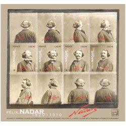 Feuillet de 4 timbres Félix Nadar F5392 neuf**.
