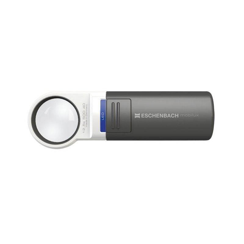 Loupe lumineuse de poche Mobilux Led Eschenbach - grossissement 12,5 x.