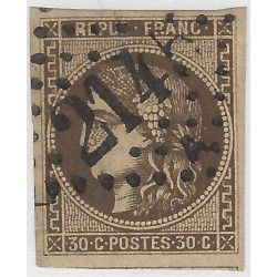 Bordeaux timbre de France N° 47d oblitéré.