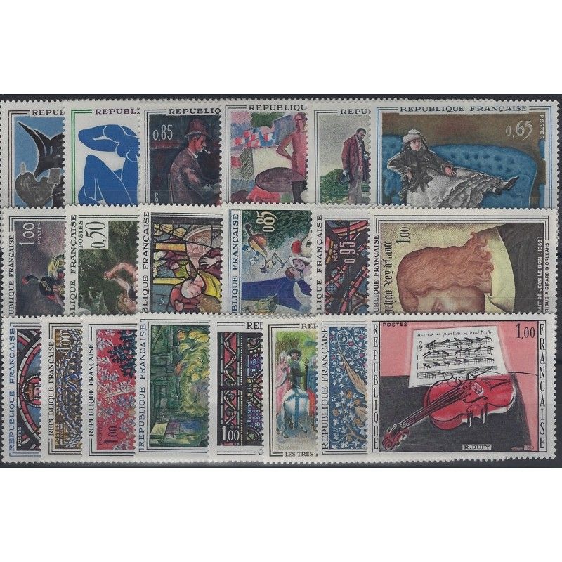 Musée imaginaire 1961-1965 timbres de France neuf**.