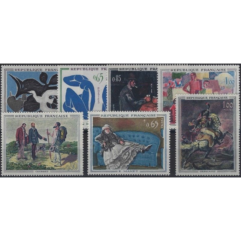 Musée imaginaire 1961-1962 timbres de France neuf**.