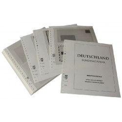 Feuilles préimprimées Lindner-T Allemagne Entiers postaux 2016-2023.