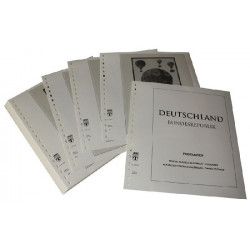 Feuilles préimprimées Lindner-T Allemagne Cartes postales 2017-2020.