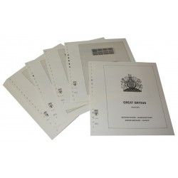 Feuilles préimprimées Lindner-T Grande Bretagne Carnets 1982-1998.