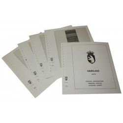 Feuilles préimprimées Lindner-T Groenland Carnets 1989-2022.