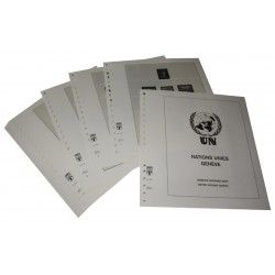 Feuilles préimprimées Lindner-T Nations Unies Genève 1969-1997.