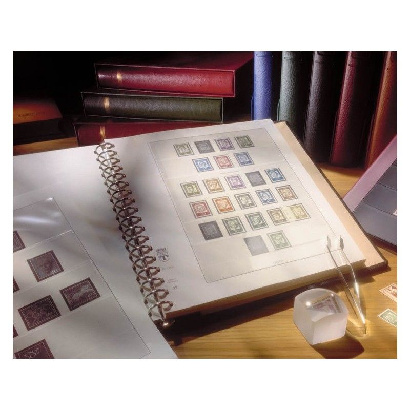 Feuilles préimprimées Lindner-T Nations Unies New York Série Drapeaux 1997-2024.