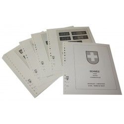 Feuilles préimprimées Lindner-T Suisse Timbres se tenant 1968-2012.