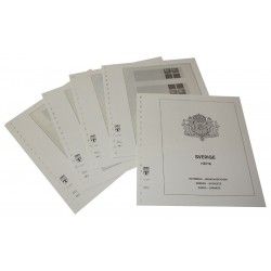 Feuilles préimprimées Lindner-T Suède Carnets 1995-2006.