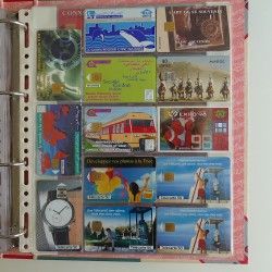 Collection de cartes téléphoniques France avec publicité à saisir.