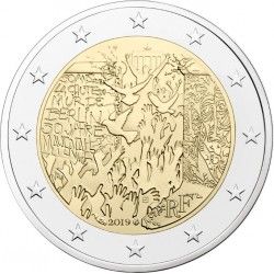 2 euros commémorative France 2019 - Chute mur de Berlin.