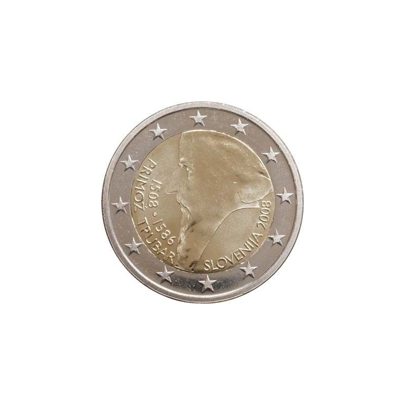 2 euros commémorative Slovénie 2008 - Primoz Trubar.