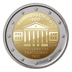 2 euros commémorative Estonie 2019 - 100 ans Université de Tartu.