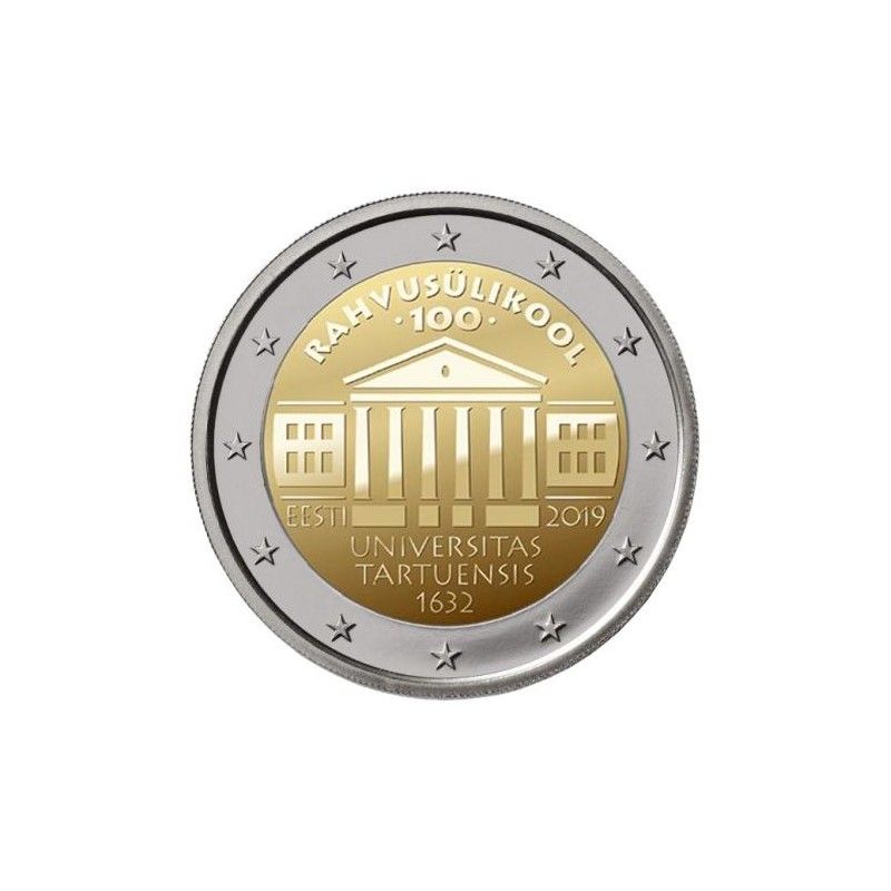 2 euros commémorative Estonie 2019 - 100 ans Université de Tartu.