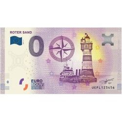 Billet Euro souvenir Phare Sable Rouge 2019.