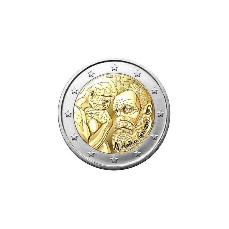 2 euros commémorative France 2017 - Rodin.