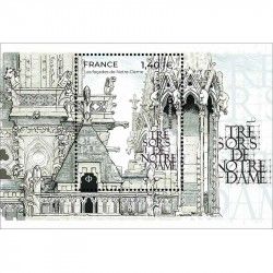 Bloc-feuillet de timbre N°151 Notre-Dame de Paris neuf**.