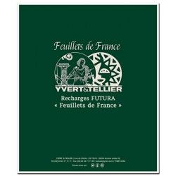 Recharges Futura Yvert spéciales Feuillet de France.