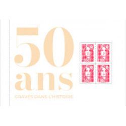 Livret de timbres 50 ans gravés dans l'histoire N°4024.
