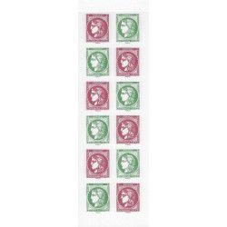 Carnet de 14 timbres non dentelés Cérès de Bordeaux N°1527.