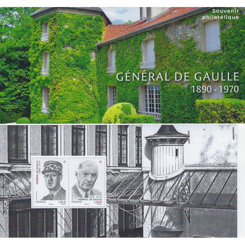 Bloc souvenir N° 171 Charles de Gaulle 1890-1970 neuf**.